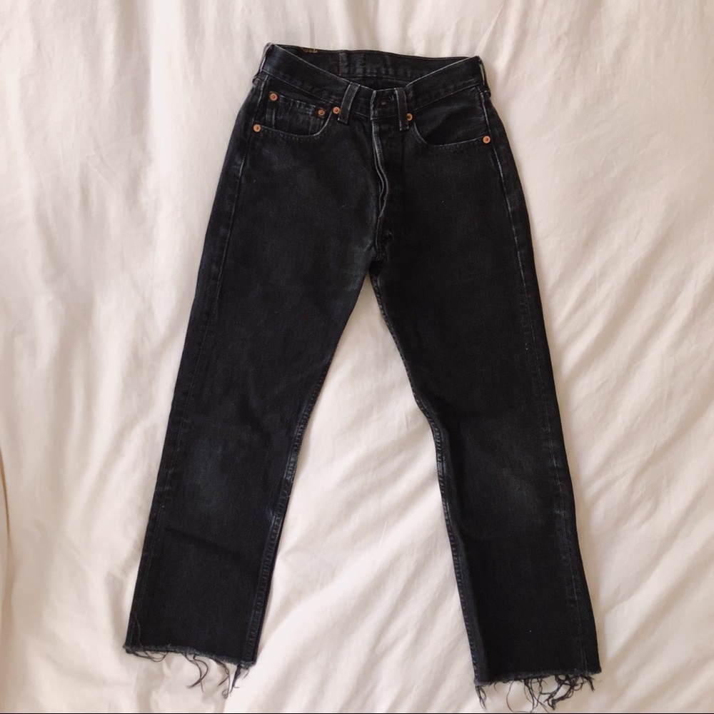 Rare Vintage Washed Black Levi’s original 501